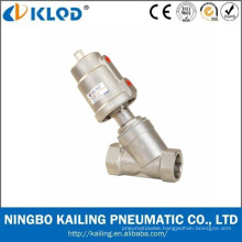 2 Way Pneumatic Stainless steel 316 Angle Valve